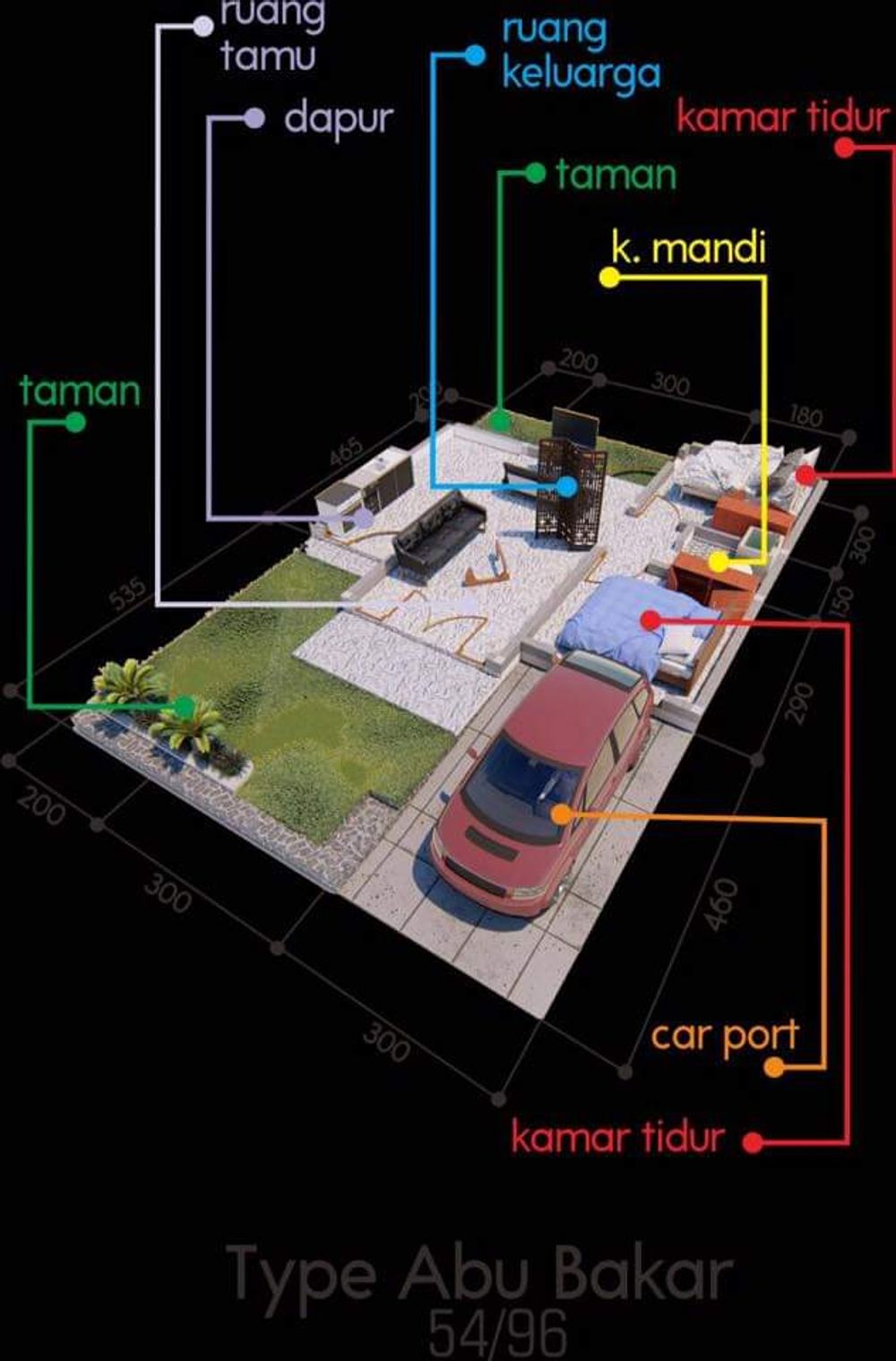 Layout Abu Bakar